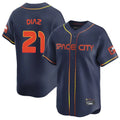 Keante H.Astros #21 Yainer Diaz Player Navy City Connect Home Limited Stitched Jerseys
