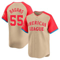 Keante KC.Royals #55 Cole Ragans Player Cream American League All-Star Game Limited Home Stitched Jerseys