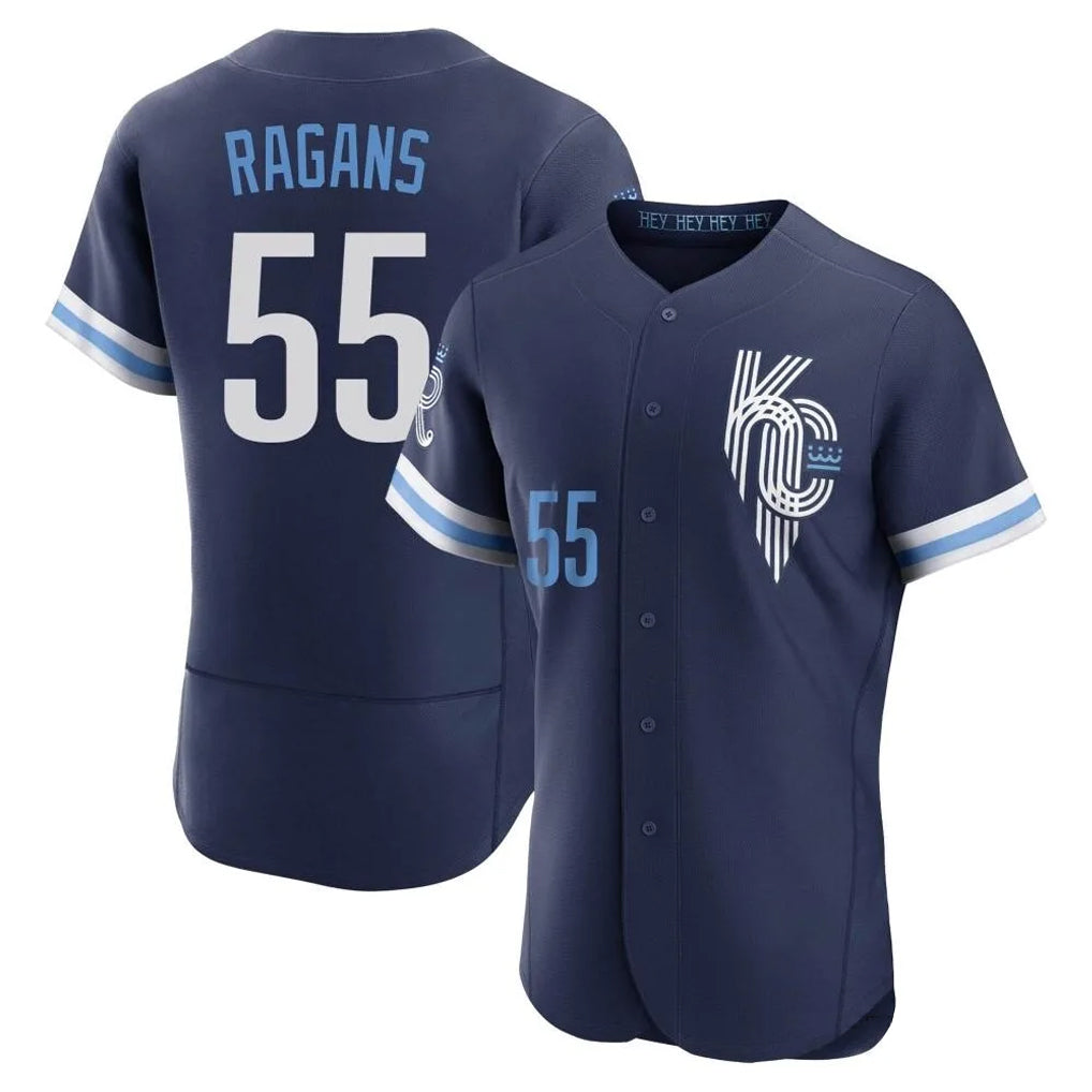 Keante KC.Royals #55 Cole Ragans Player Navy City Connect Limited Elite Home Stitched Jerseys