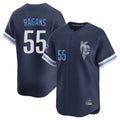Keante KC.Royals #55 Cole Ragans Player Navy City Connect Limited Home Stitched Jerseys