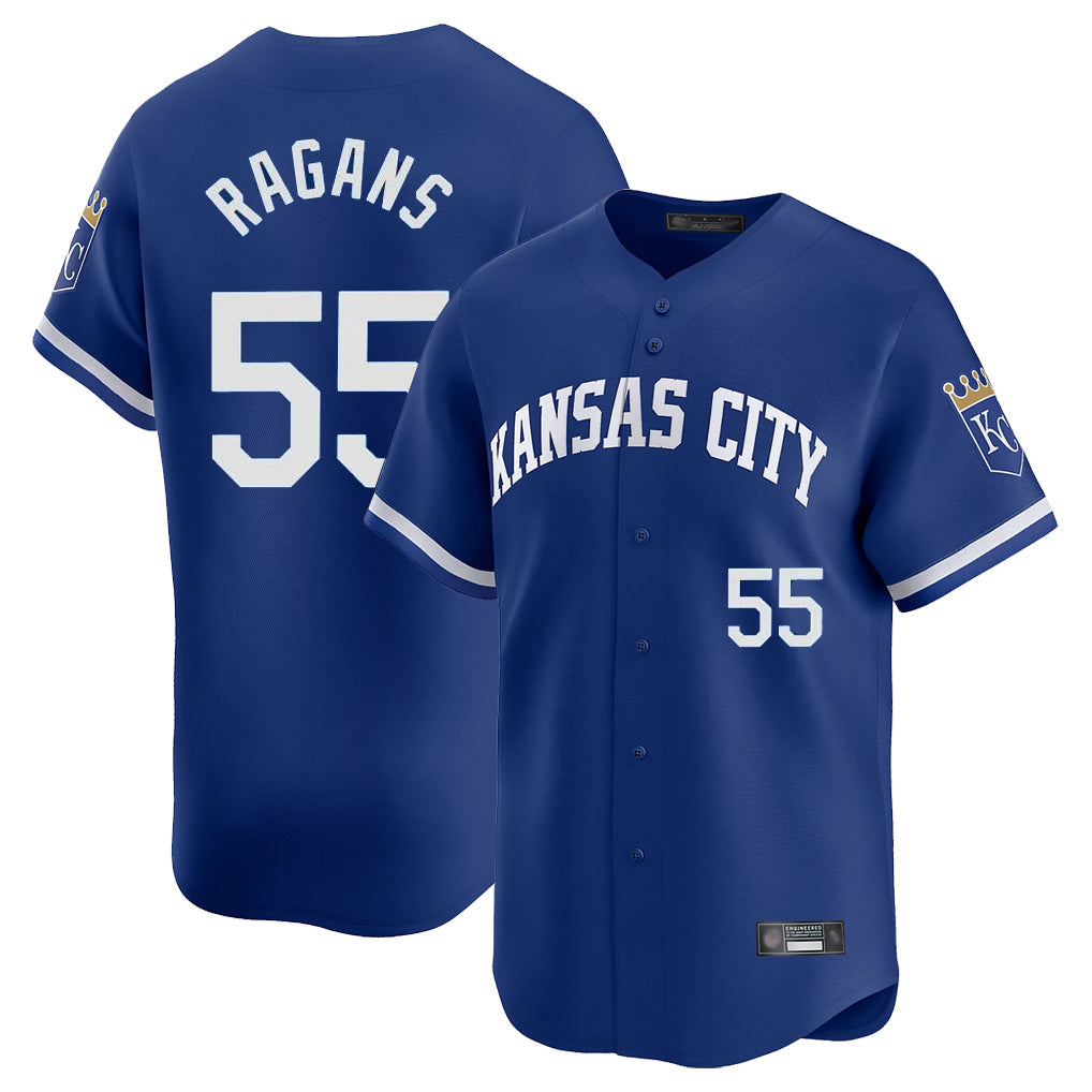 Keante KC.Royals #55 Cole Ragans Player Royal City Connect Limited Home Game Stitched Jerseys