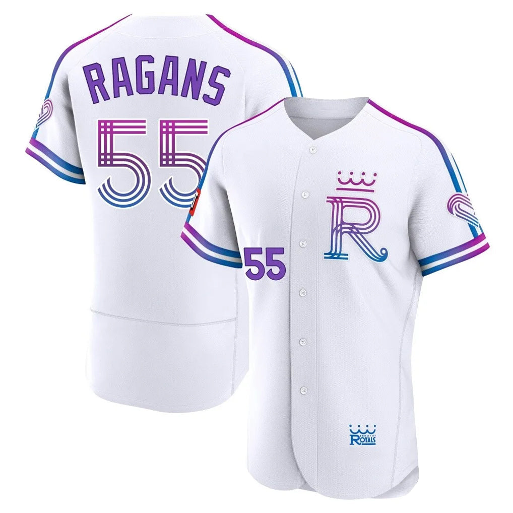 Keante KC.Royals #55 Cole Ragans Player White 2026 City Connect Limited Elite Home Stitched Jerseys