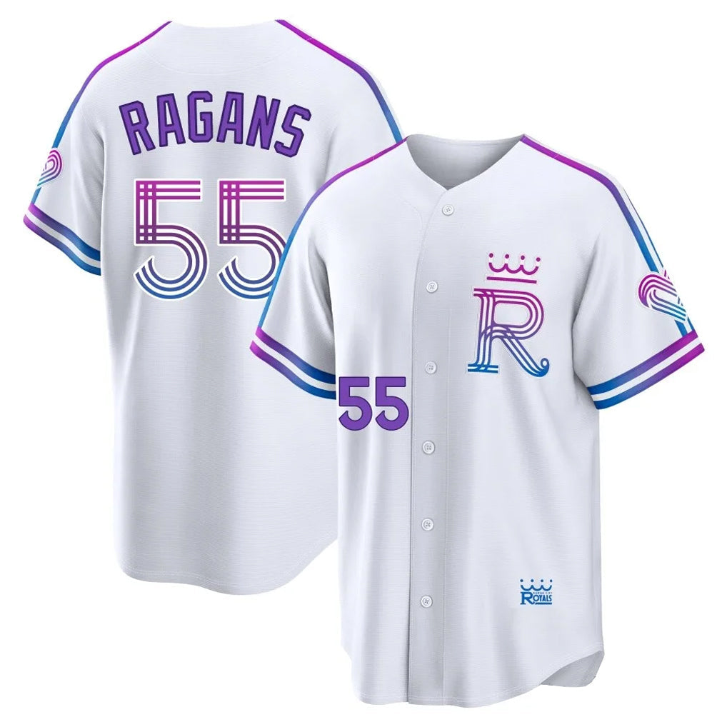 Keante KC.Royals #55 Cole Ragans Player White 2026 City Connect Limited Home Stitched Jerseys