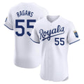 Keante KC.Royals #55 Cole Ragans Player White Alt Limited Elite Home Stitched Jerseys