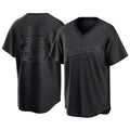 Keante LA.Dodgers #25 Tommy Edman Player Black Pitch Fashion T-shirt Stitched Jerseys