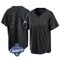 Keante LA.Dodgers #25 Tommy Edman Player Black World Series Meet Pitch Fashion T-shirt Stitched Jerseys