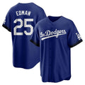 Keante LA.Dodgers #25 Tommy Edman Player Royal City Connect Home Game Stitched Jerseys