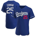 Keante LA.Dodgers #25 Tommy Edman Player Royal Limited Elite Home Stitched Jerseys