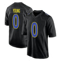 Keante LA.Rams #0 Byron Young Player Black Fashion Limited Home Game Stitched Jerseys