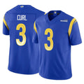 Keante LA.Rams #3 Kam Curl Player Royal Limited Vapor F.U.S.E. Home Game Stitched Jerseys