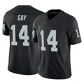 Keante LV.Raiders #14 Matt Gay Player Black Limited Vapor F.U.S.E. Home Game Stitched Jerseys