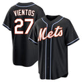 Keante NY.Mets #27 Mark Vientos Player Black Fashion Out Game Stitched Jerseys