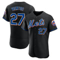 Keante NY.Mets #27 Mark Vientos Player Black Replica Home Limited Elite Stitched Jerseys