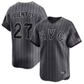 Keante NY.Mets #27 Mark Vientos Player Gray City Connect Limited Stitched Jerseys