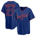 Keante NY.Mets #27 Mark Vientos Player Royal T-shirt Home Game Stitched Jerseys