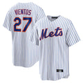 Keante NY.Mets #27 Mark Vientos Player White Home Game Stitched Jerseys