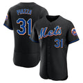 Keante NY.Mets #31 Mike Piazza Player Black Replica Home Limited Elite Stitched Jerseys