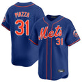 Keante NY.Mets #31 Mike Piazza Player Royal Home Limited Stitched Jerseys