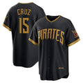 Keante P.Pirates #15 Oneil Cruz Player Black 2026 City Connect Home Game Stitched Jerseys