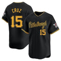 Keante P.Pirates #15 Oneil Cruz Player Black Home Limited Stitched Jerseys
