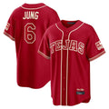 Keante T.Rangers #6 Josh Jung Player Red 2026 City Connect Limited Stitched Jerseys