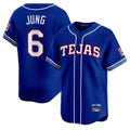 Keante T.Rangers #6 Josh Jung Player Royal 2026 City Connect Limited Stitched Jerseys