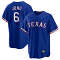 Keante T.Rangers #6 Josh Jung Player Royal Limited Home Stitched Jerseys
